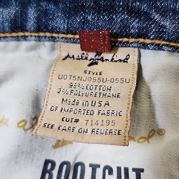 7 for all Mankind Low Rise Bootcut Jeans Size 26 - Picture 9 of 12